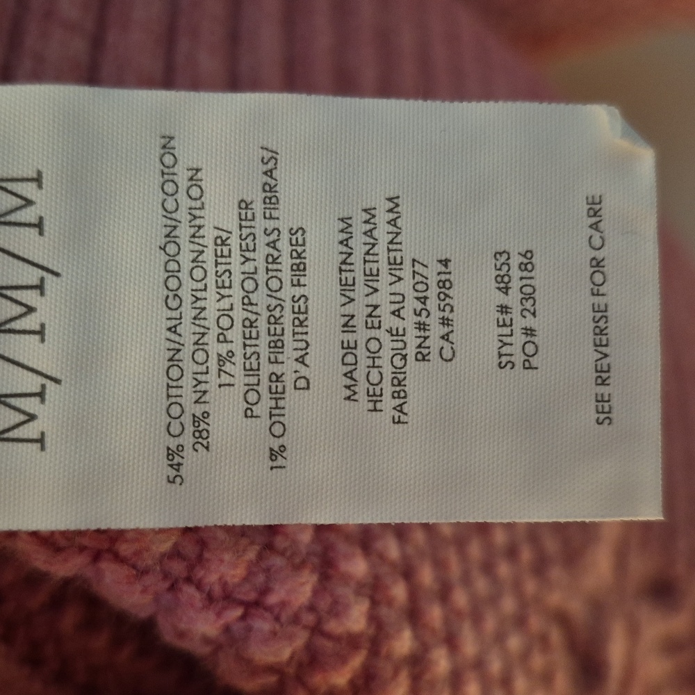 Cabi 4853. Blush Turtleneck - Picture 5 of 6